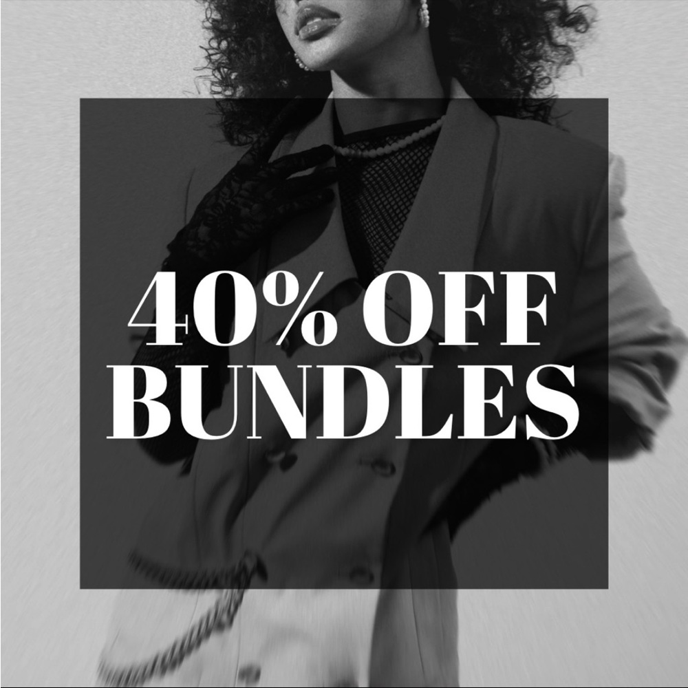 40% bundles of 2 or more items 🤩🤩🤩
